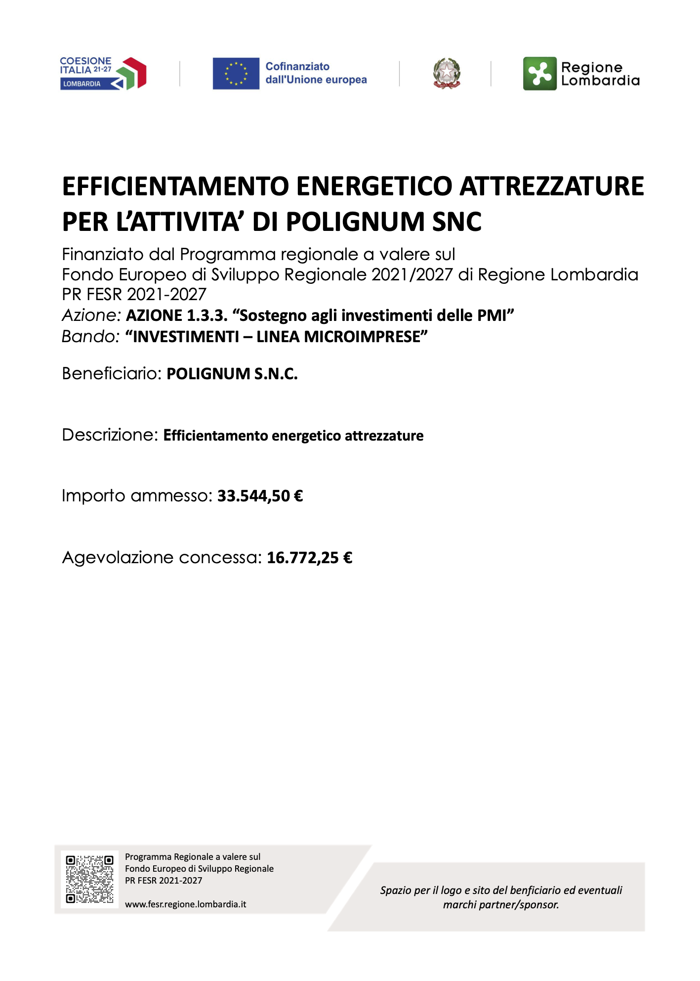 Poster Polignum x sito Poster Polignum x sito
